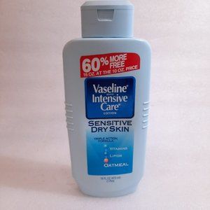 Vintage Vaseline Intensive Care Sensitive Dry Skin Lotion 80% full PROP movie tv